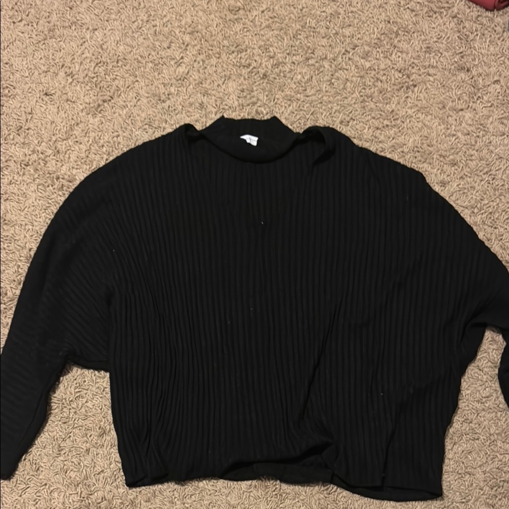 Urban Outfitters Black Ribbed Sweater